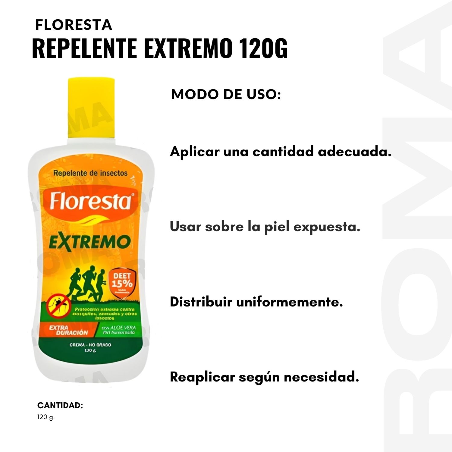 REPELENTE EXTREMO 120G FLORESTA - 3