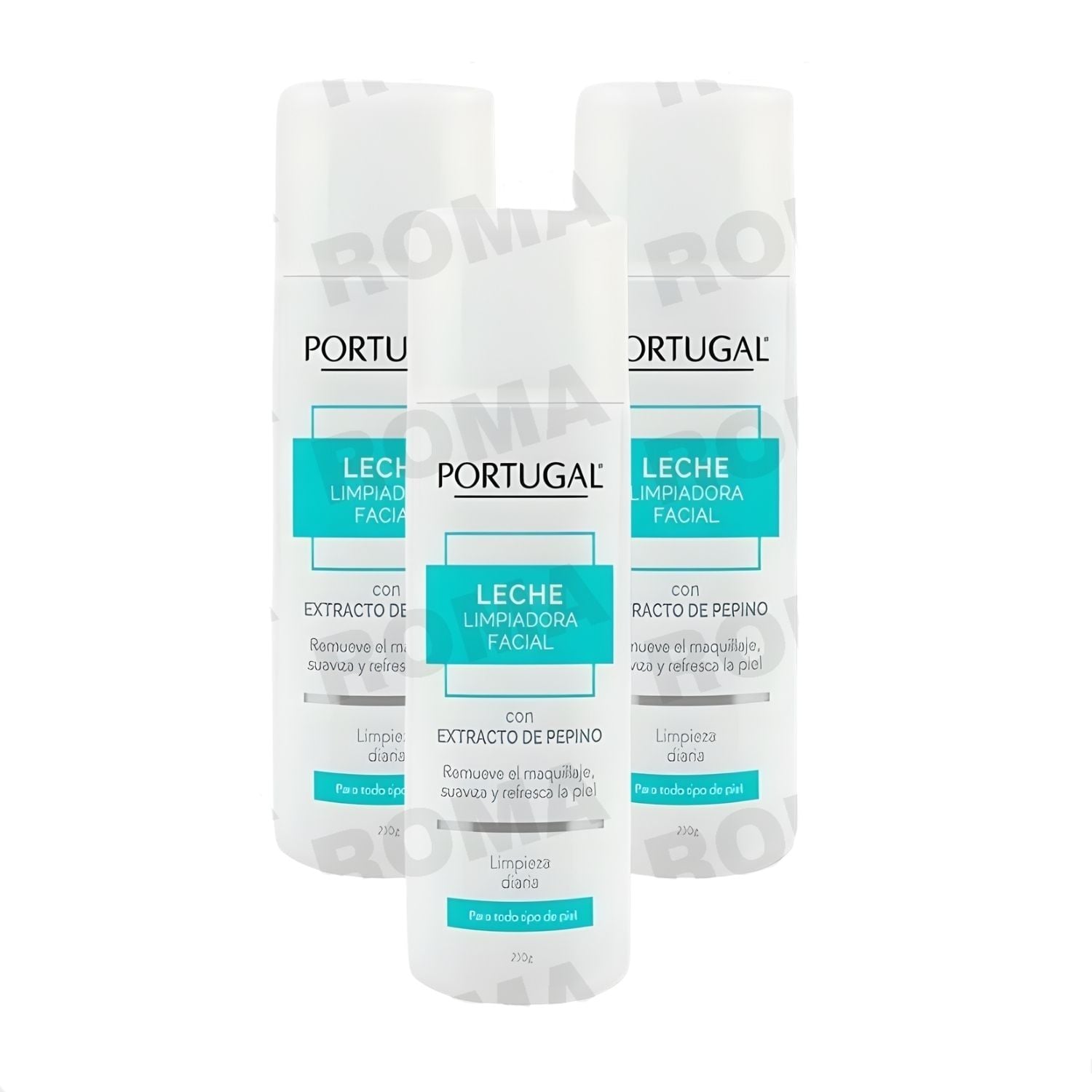 PACK 3 LECHE LIMPIADORA FACIAL 210G PORTUGAL - 1