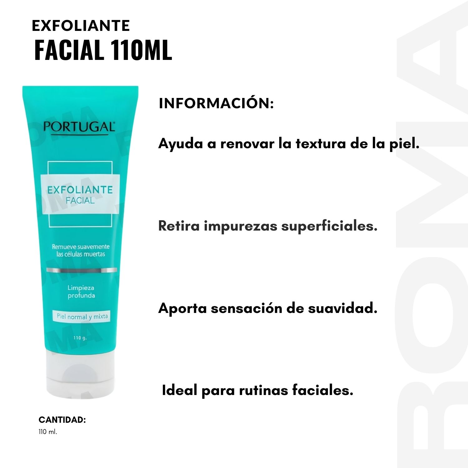 PACK 2 EXFOLIANTE FACIAL 110G PORTUGAL - 2