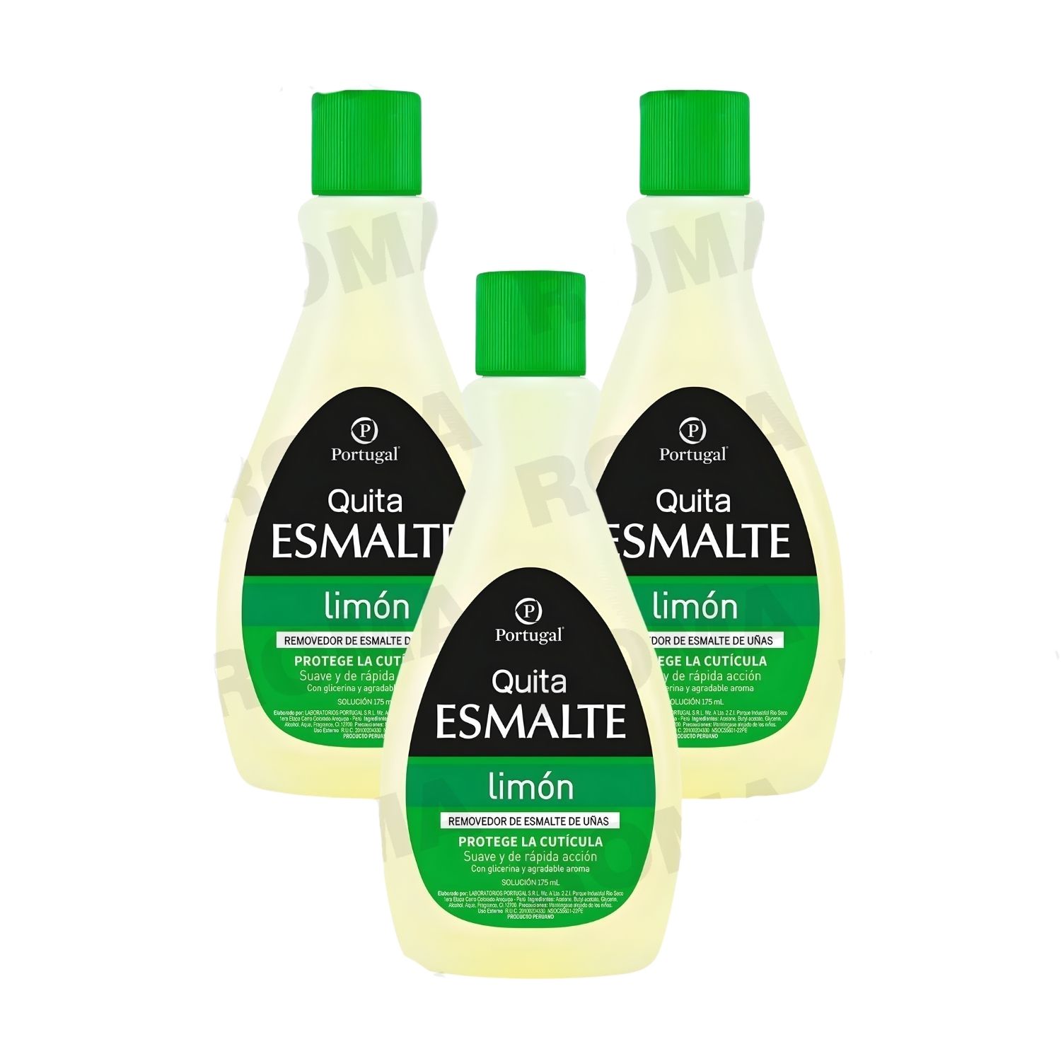 PACK 3 QUITA ESMALTE LIMÓN PORTUGAL 175ML - 1