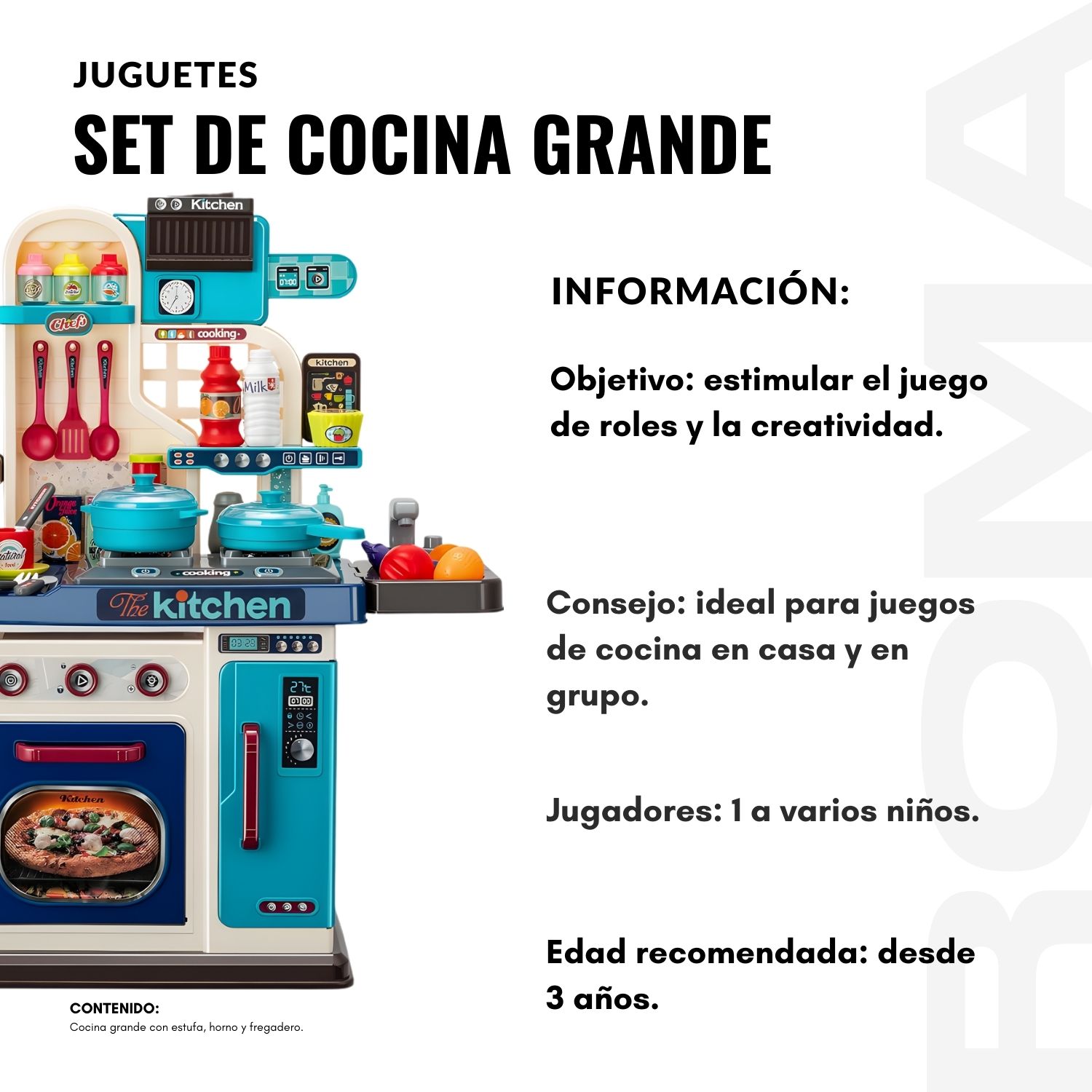 JUGUETE SET DE COCINA GRANDE - 2