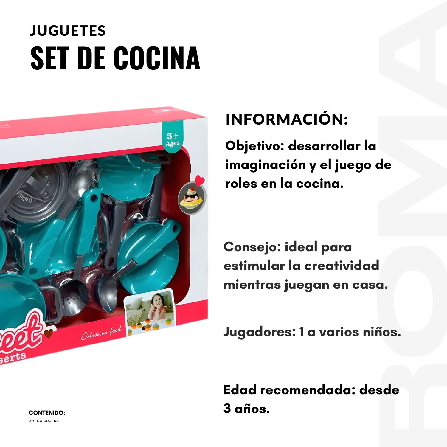 JUGUETE ACCESORIOS DE COCINA - 2