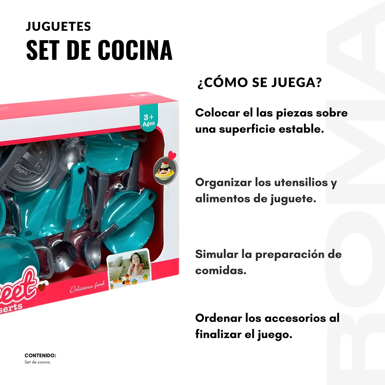 JUGUETE ACCESORIOS DE COCINA - 3