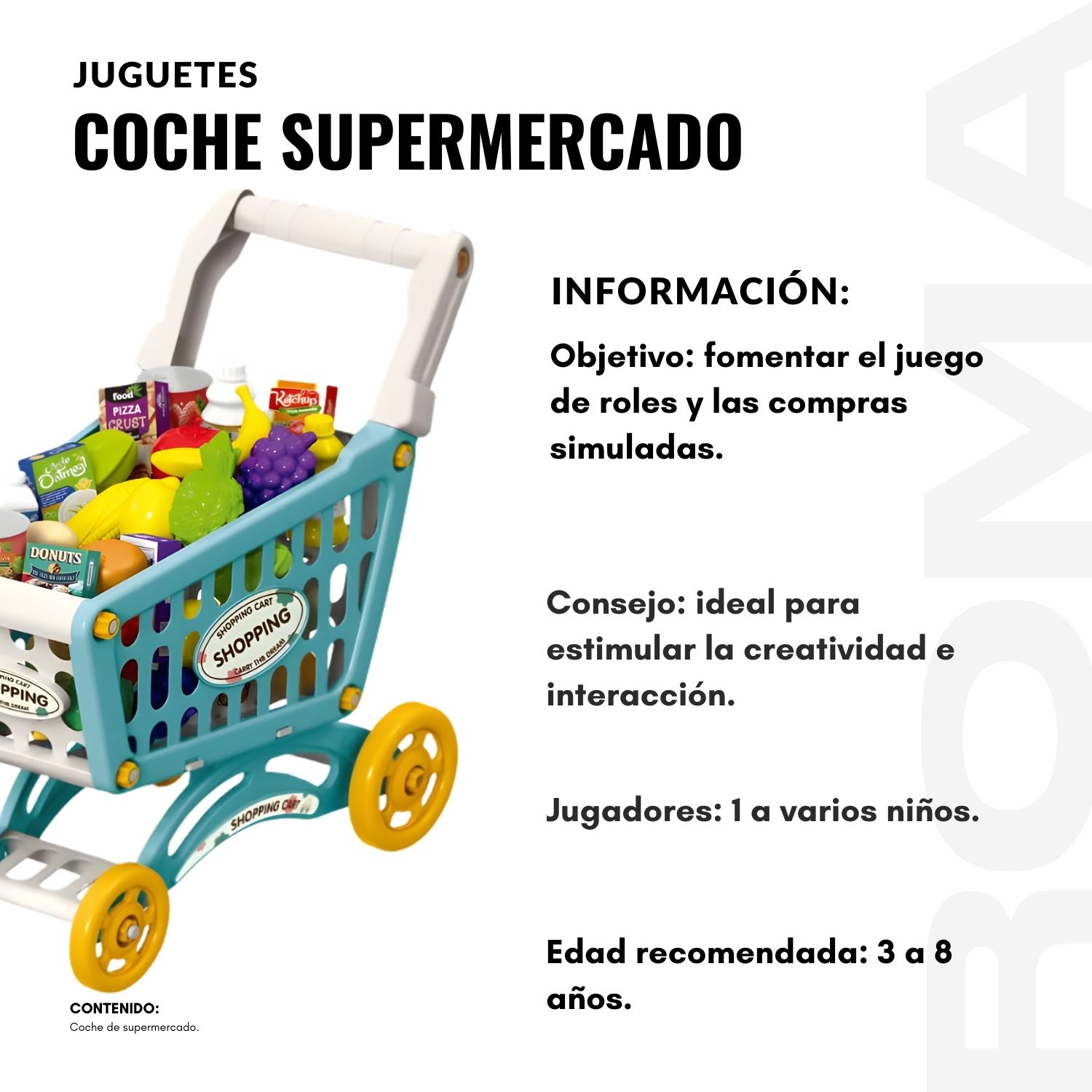 JUGUETE COCHE DE SUPERMERCADO - 2