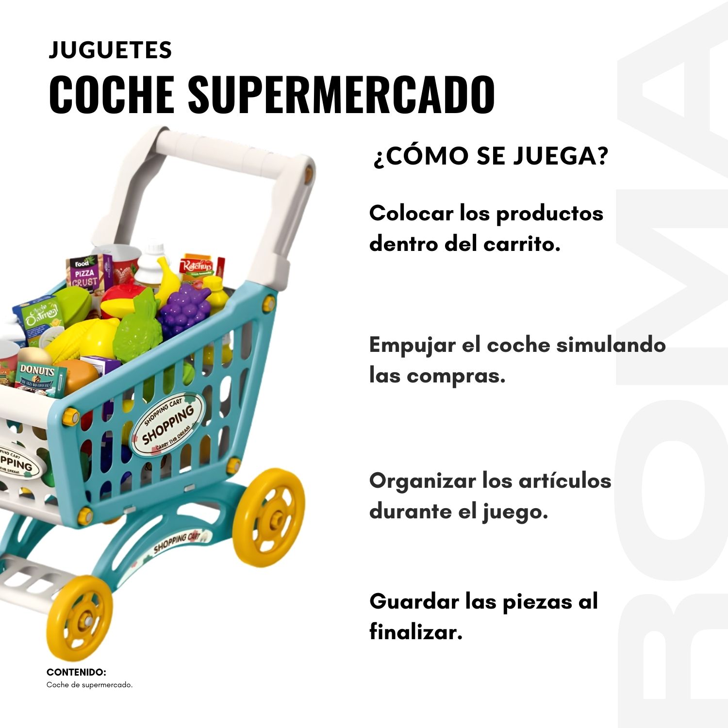 JUGUETE COCHE DE SUPERMERCADO - 3
