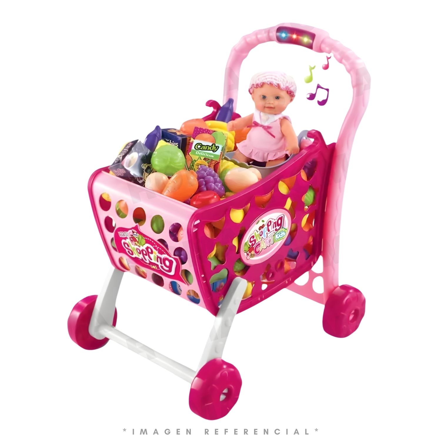 JUGUETE CARRITO SUPERMERCADO 3 EN 1 - 1
