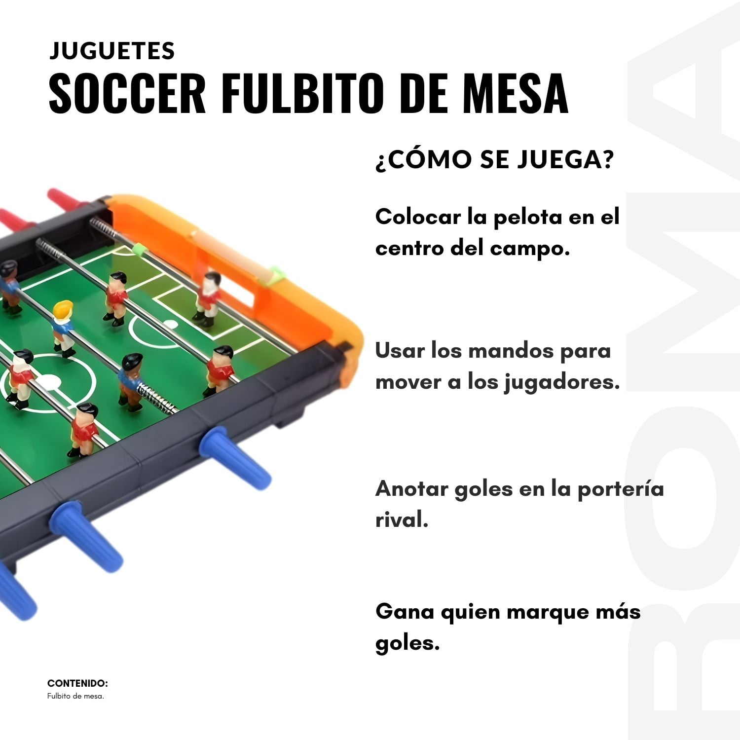 JUGUETE SOCCER FULBITO DE MESA - 3