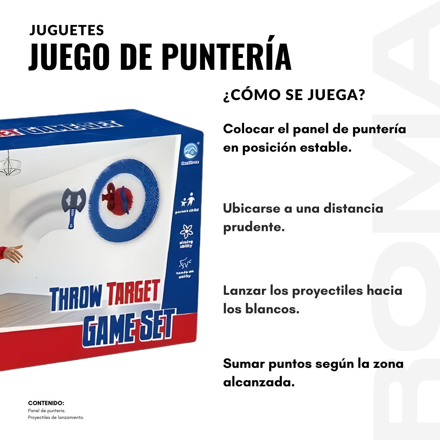 JUEGO DE PUNTERÍA TIRO AL BLANCO - 3
