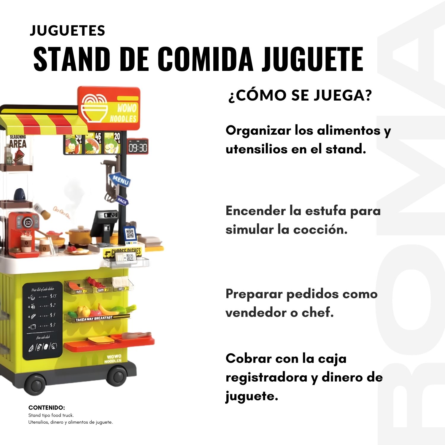 JUGUETE STAND DE COMIDA - 3