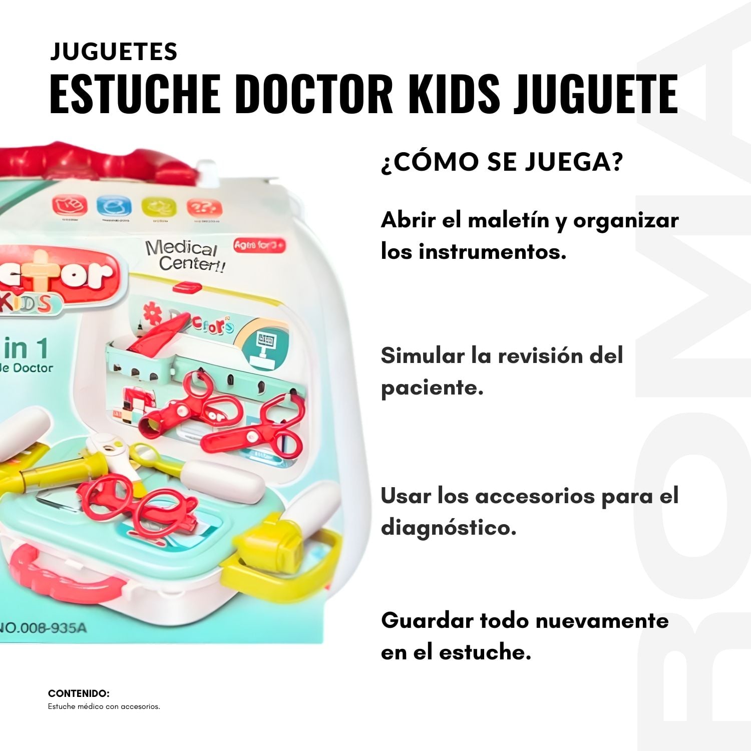 ESTUCHE DOCTOR KIDS JUGUETE - 3