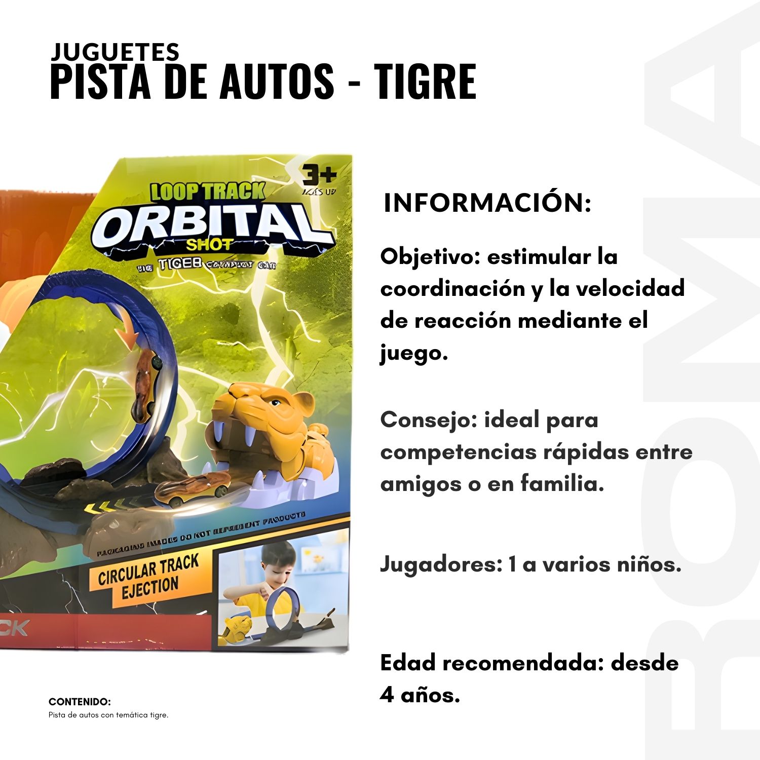 JUGUETE PISTA DE AUTOS TIGRE - 2