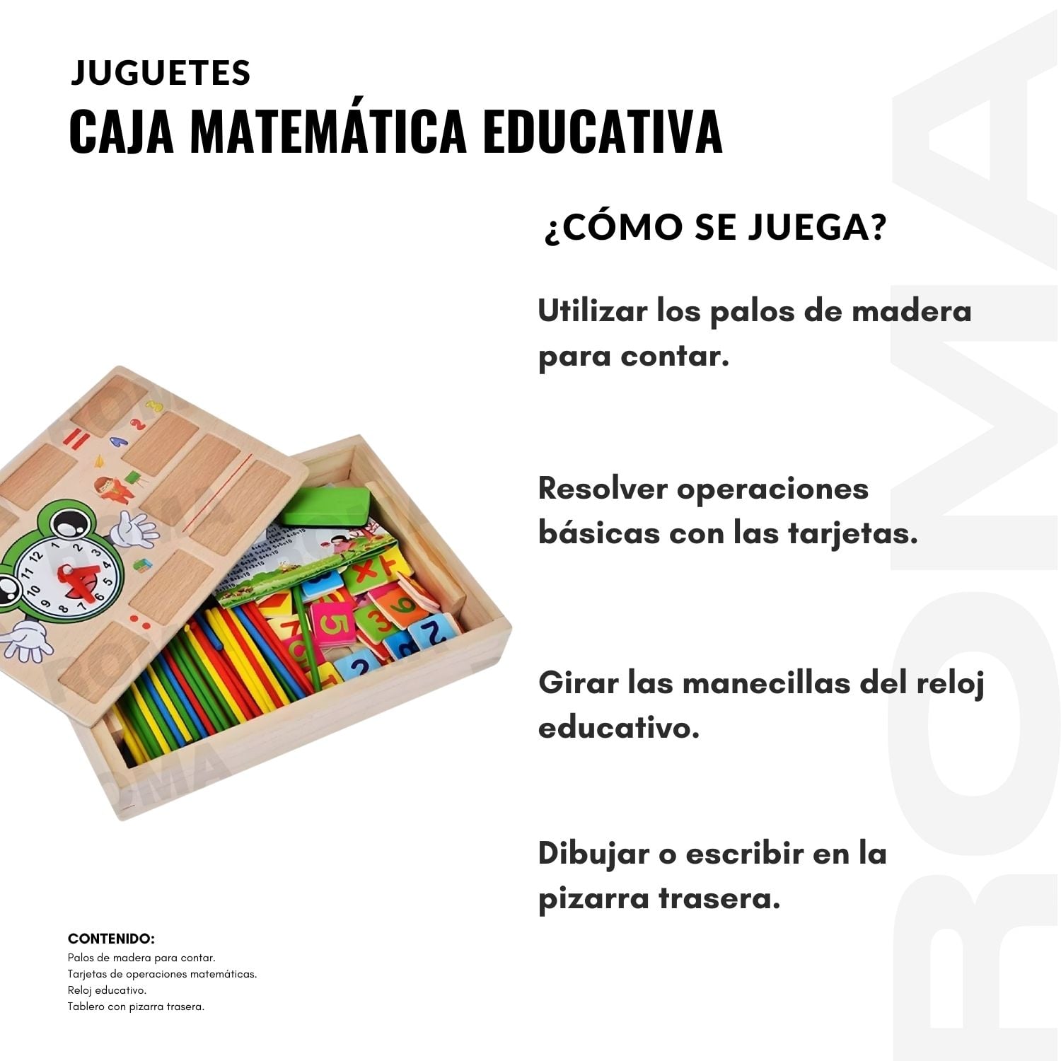 CAJA MATEMÁTICA EDUCATIVA - JUEGO DIDÁCTICO - 3