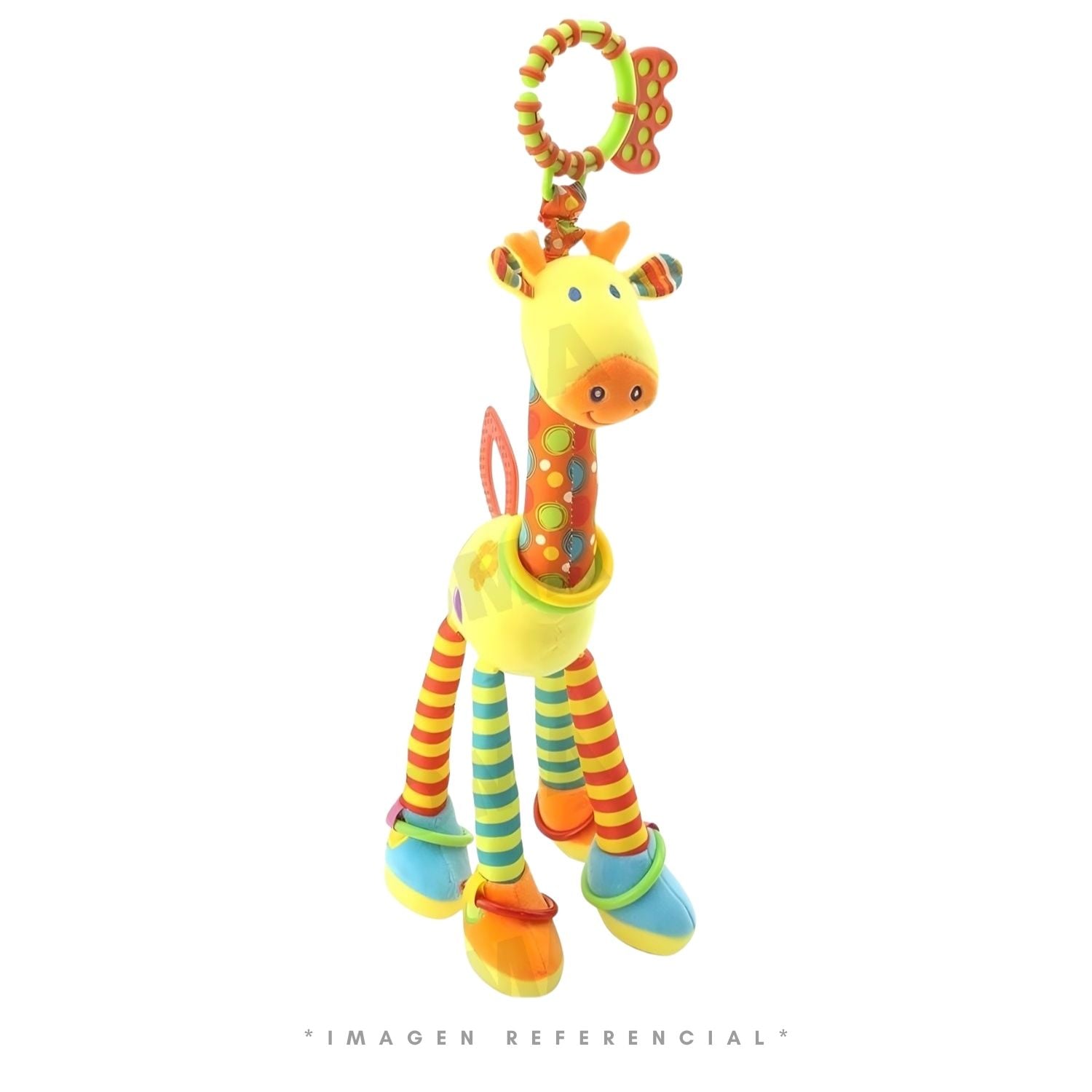 PELUCHE SENSORIAL DE JIRAFA PARA BEBÉ - 1