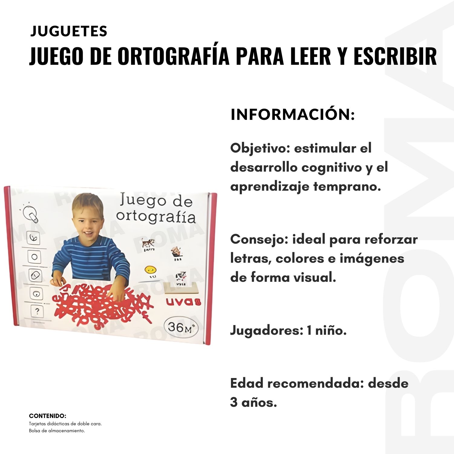 JUEGO DE ORTOGRAFÍA PARA LEER Y ESCRIBIR - 2