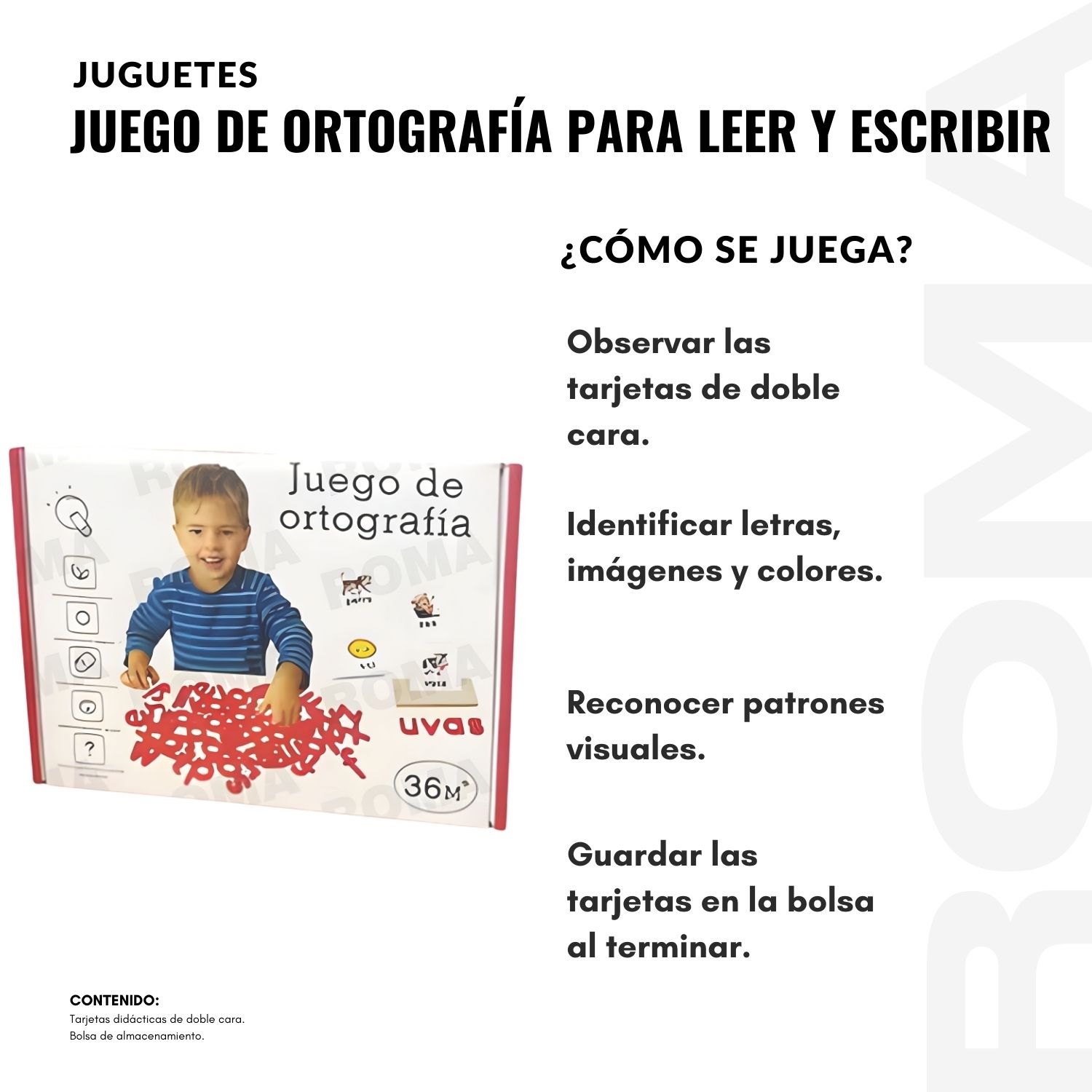 JUEGO DE ORTOGRAFÍA PARA LEER Y ESCRIBIR - 3