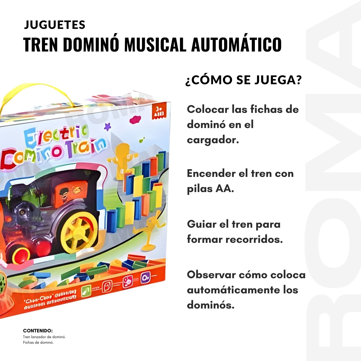 TREN DOMINÓ MUSICAL AUTOMÁTICO - 3
