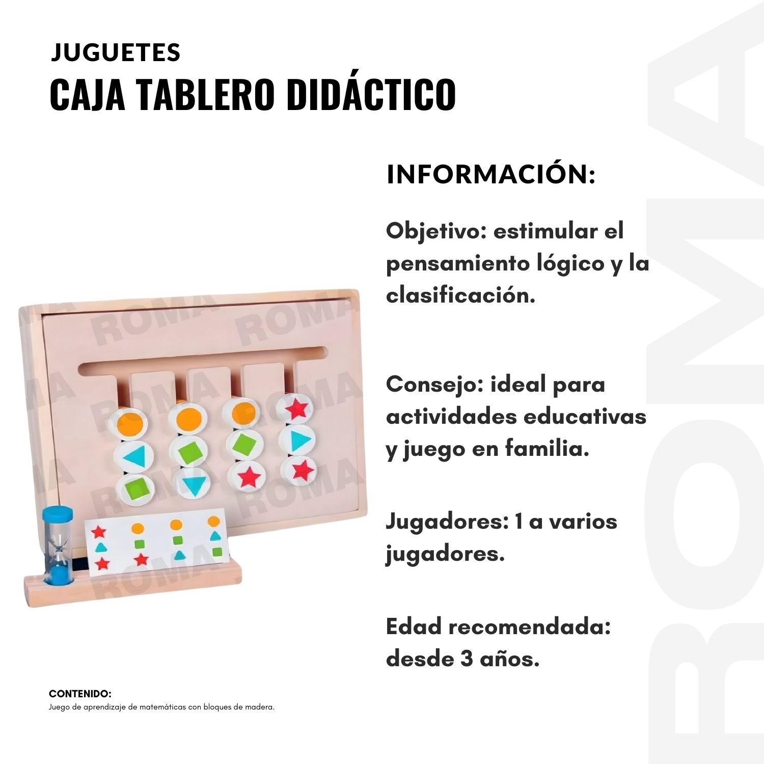 CAJA TABLERO - JUEGO DIDÁCTICO - 2