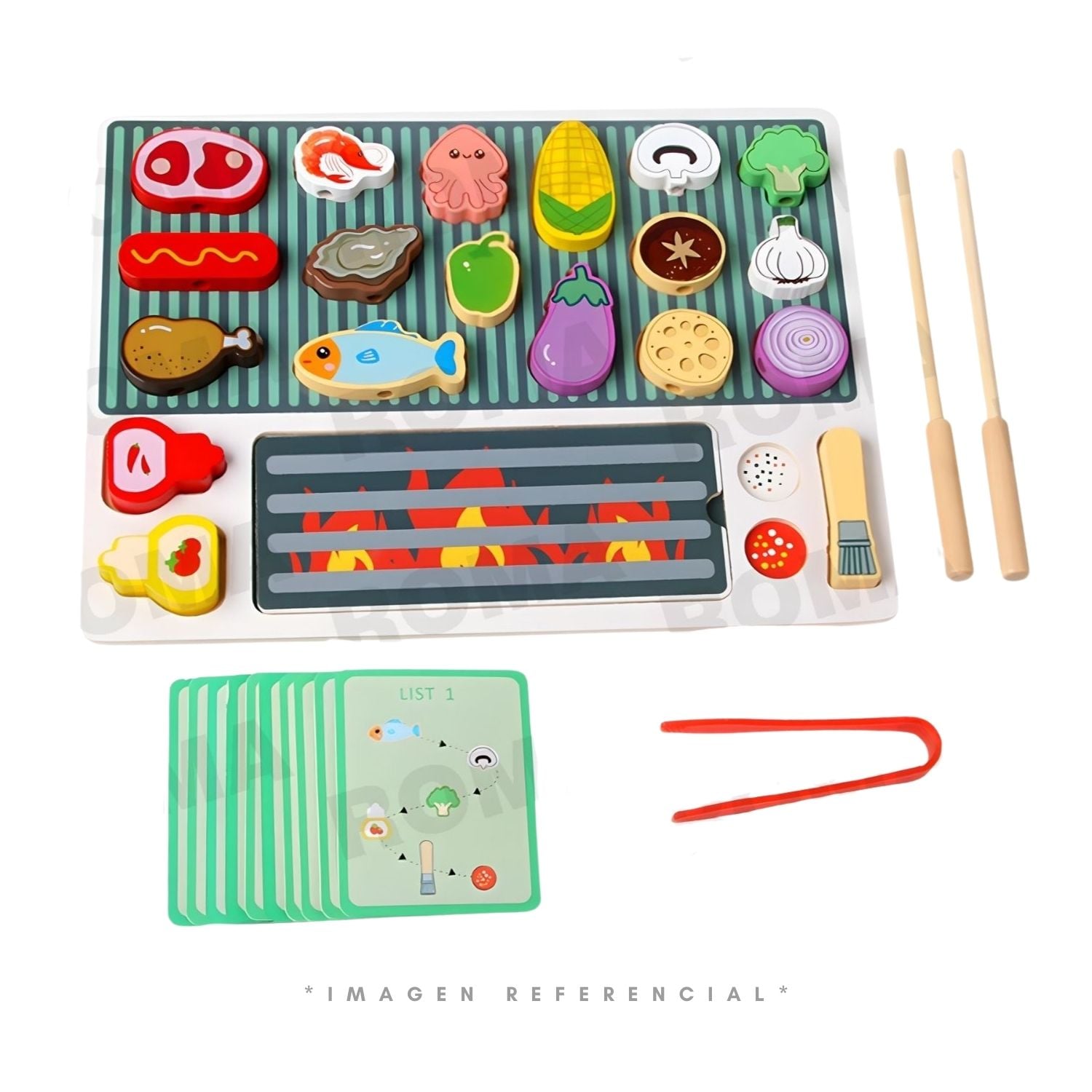 JUEGO DE COCINA BARBACOA PARA NIÑOS - 1