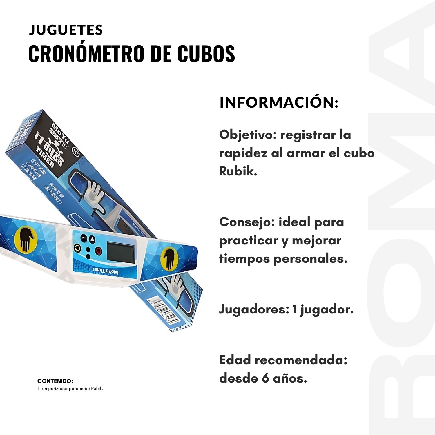 TEMPORIZADOS DE CUBOS RUBIK - 2