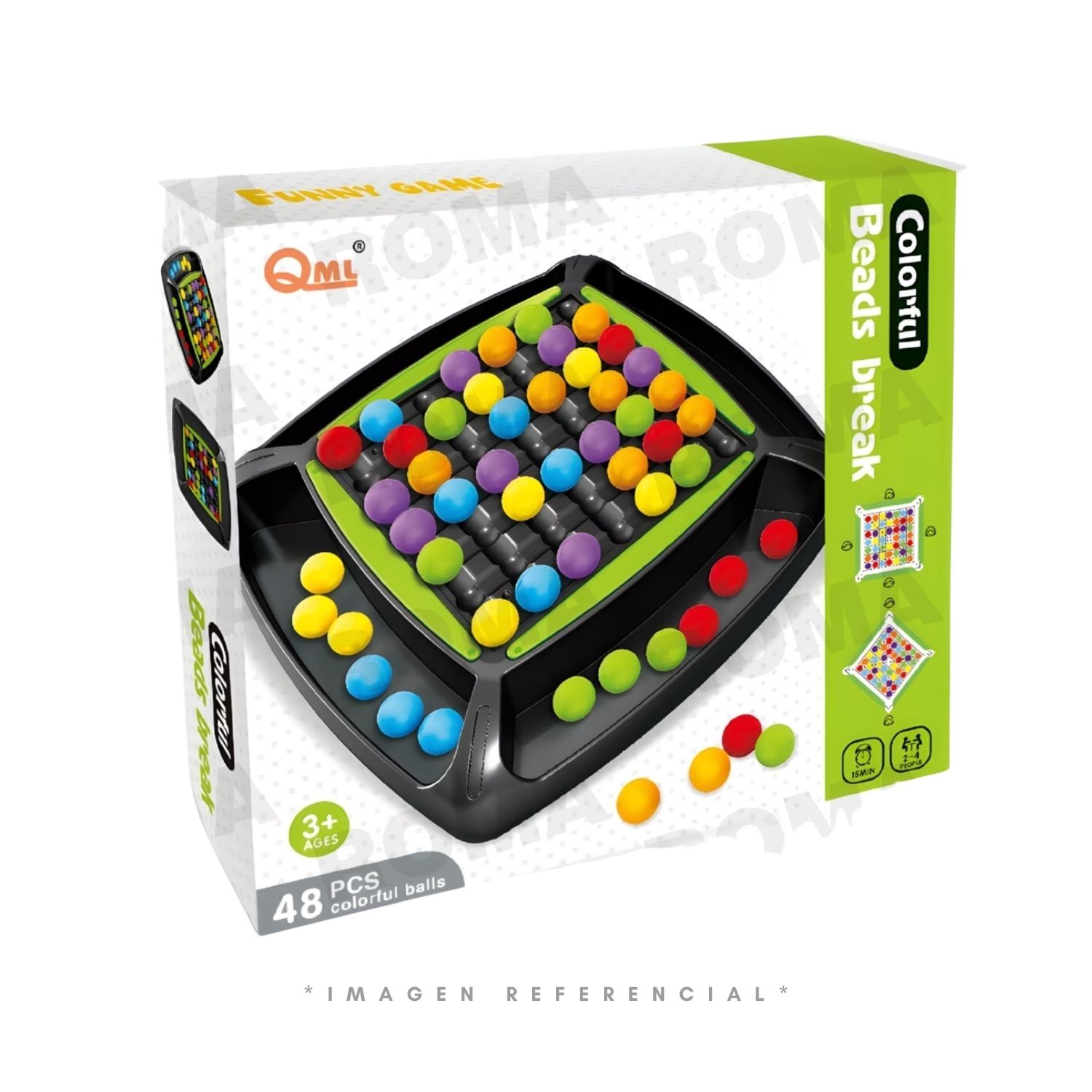 JUEGO DE CUENTAS DE COLORES - 1