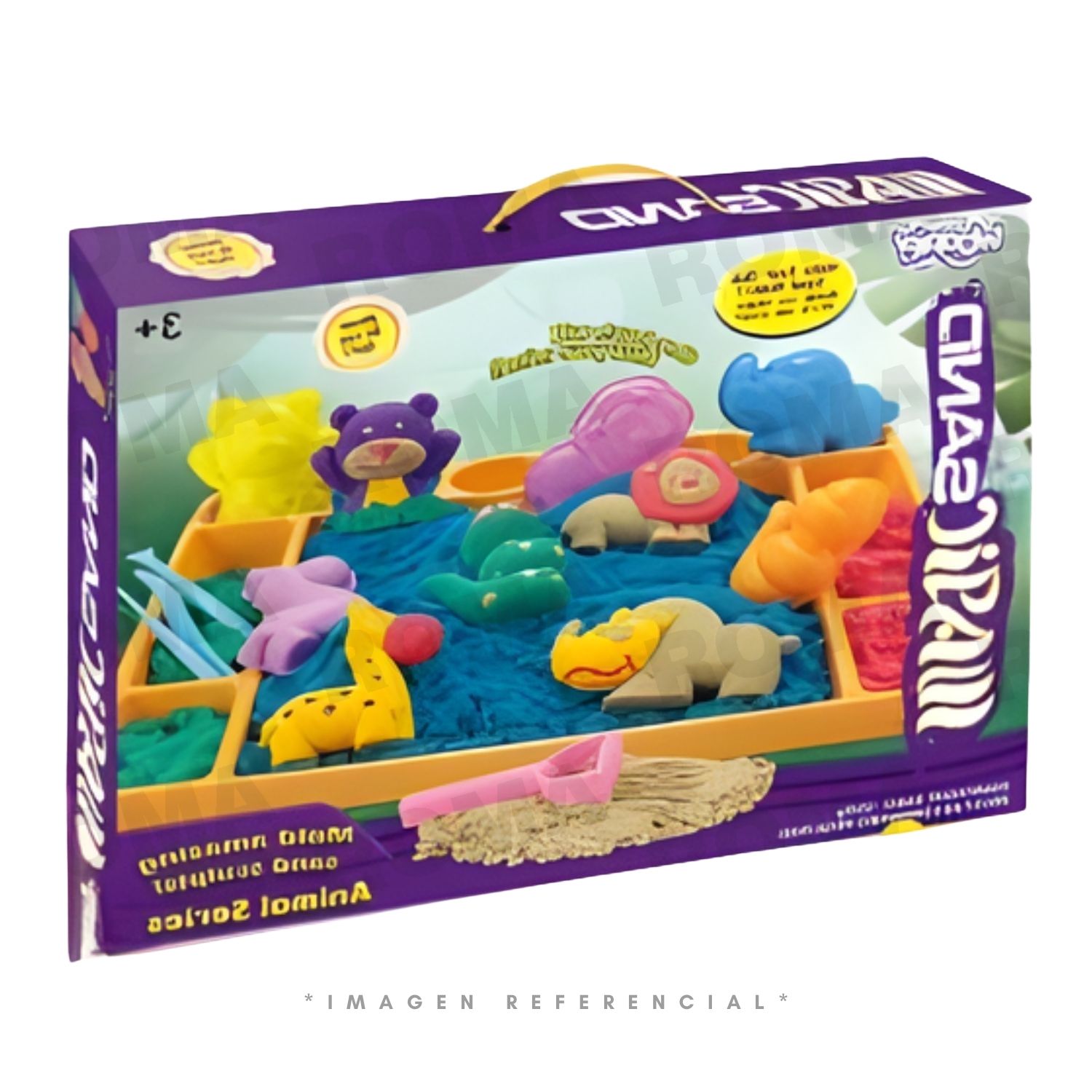 PLASTILINA ARENA MÁGICA 500GR - JUEGO DIDÁCTICO - 1