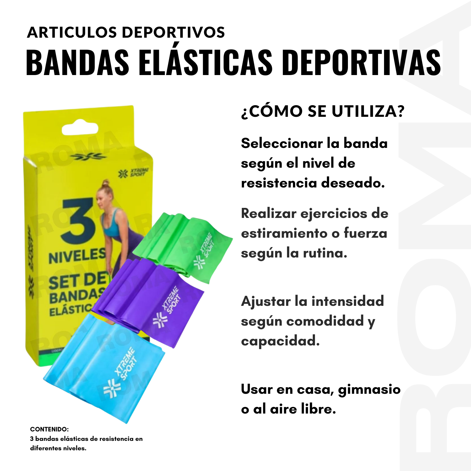 BANDAS ELASTICAS ABIERTAS - 3