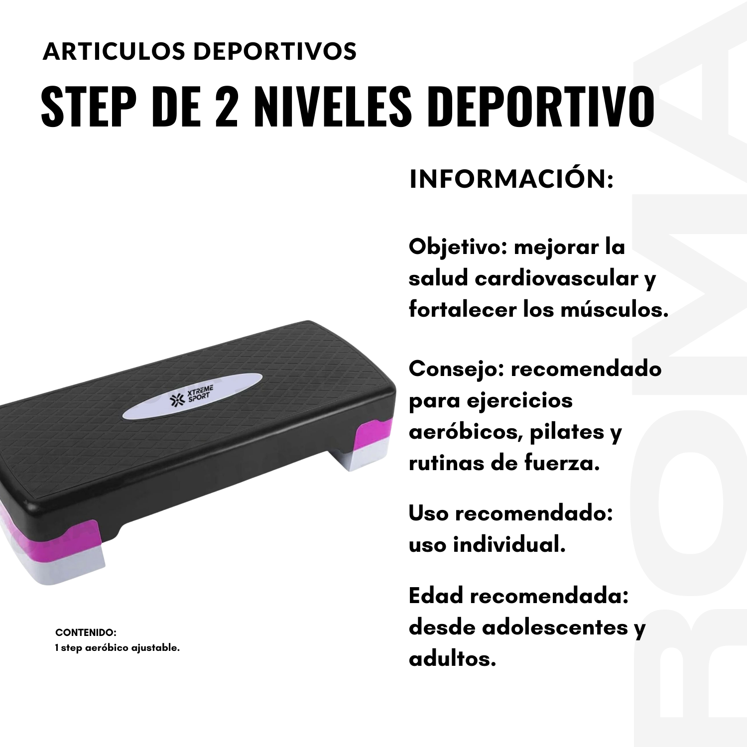 STEP DE 2 NIVELES DEPORTIVO - 2