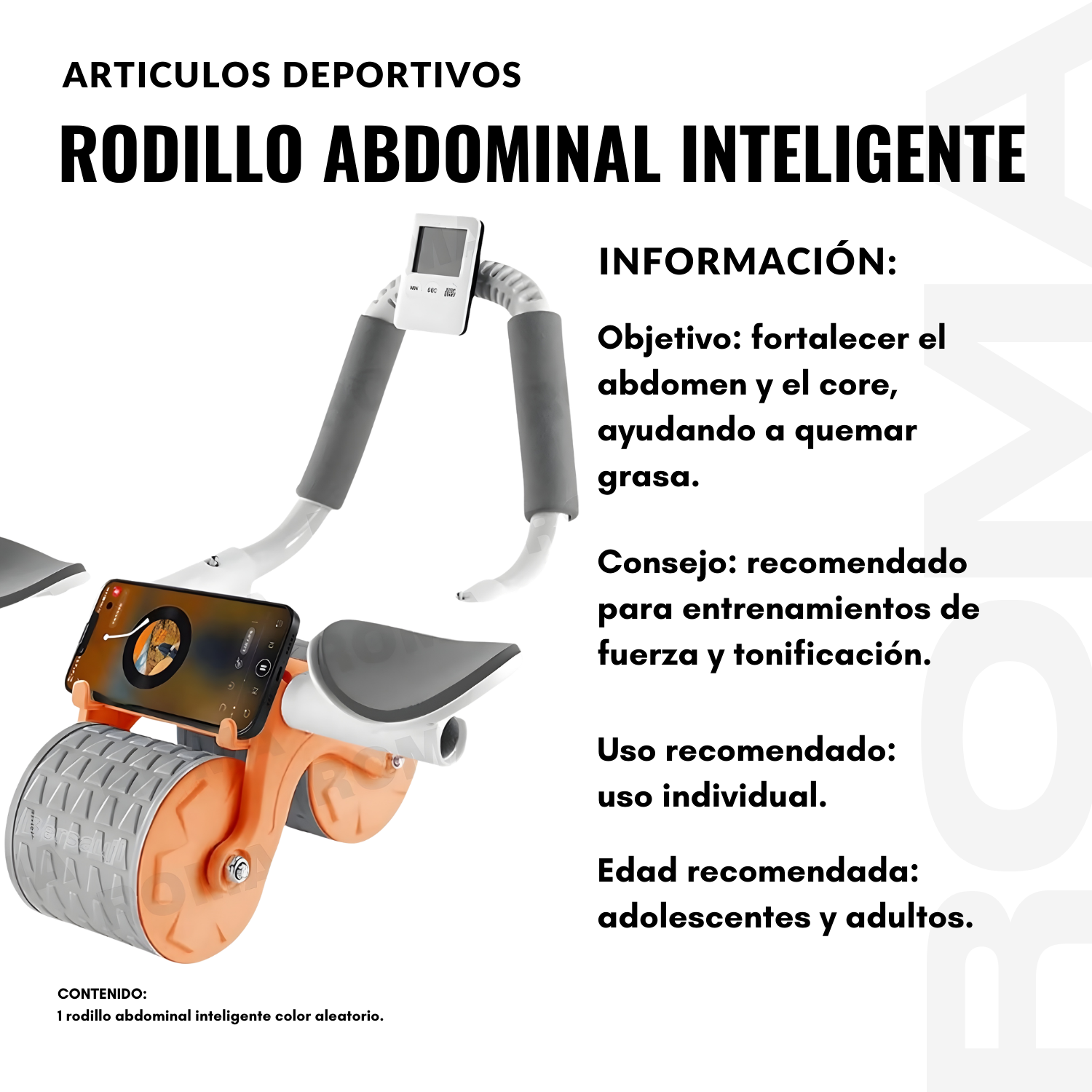 RODILLO ABDOMINAL INTELIGENTE - 2