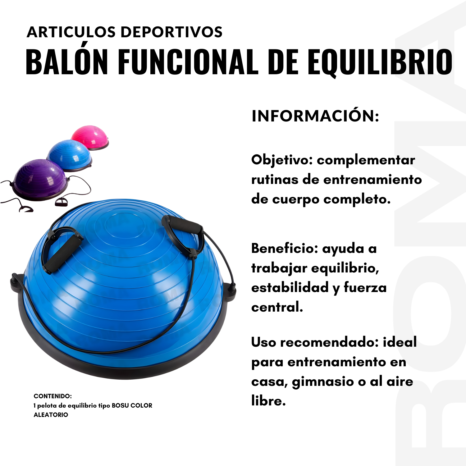 BALÓN DE EQUILIBRIO BOSU - 2