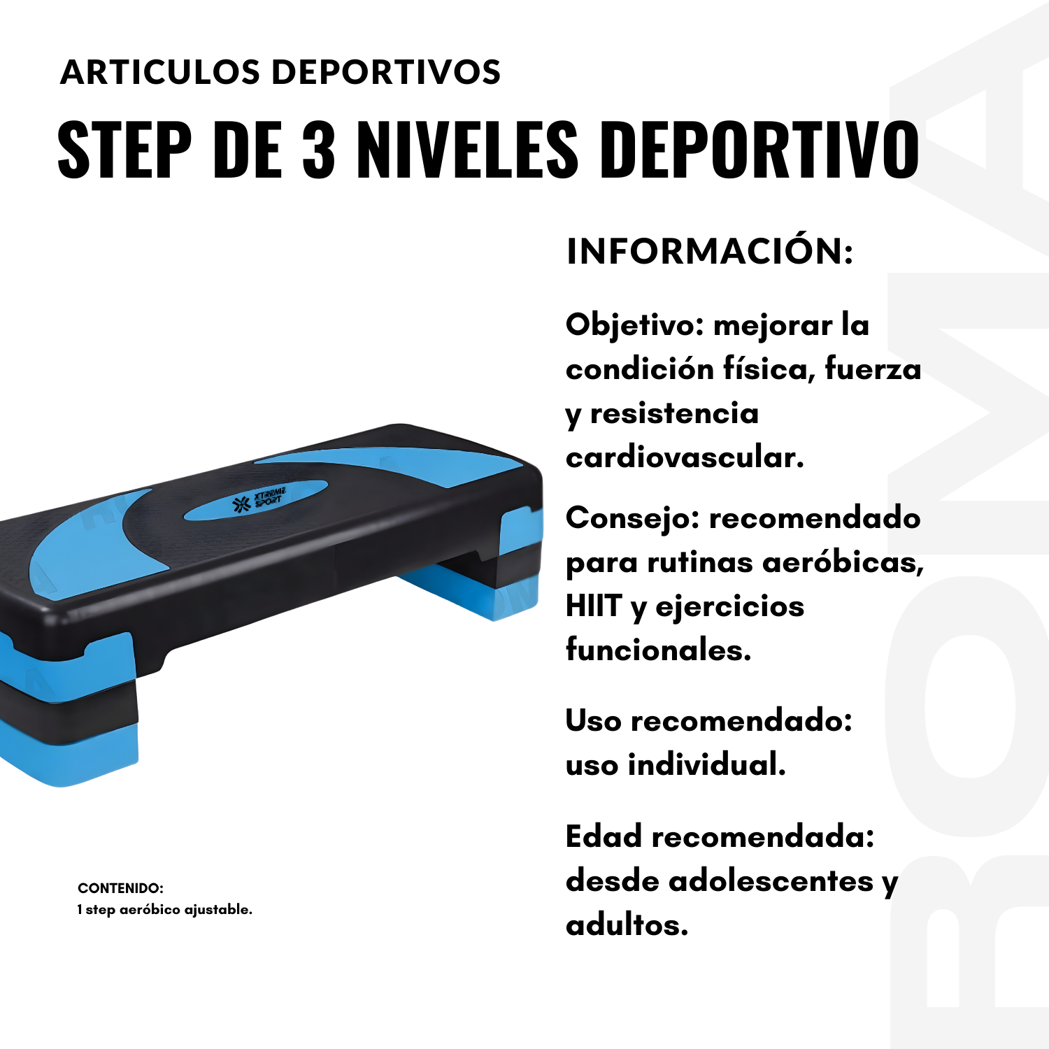 STEP DE 3 NIVELES DEPORTIVO - 2