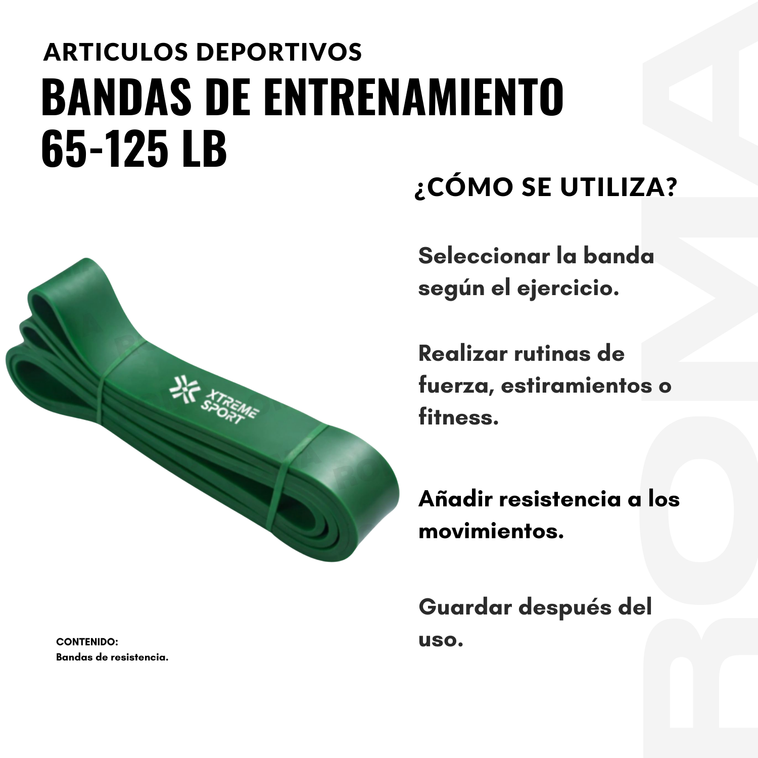 BANDAS DE ENTRENAMIENTO 65-125 LIBRAS - 3