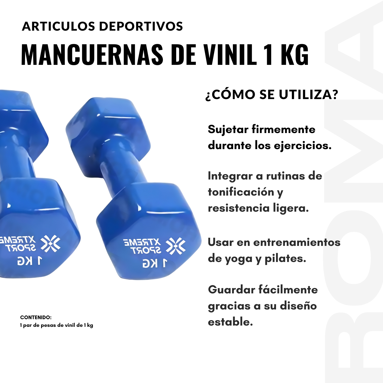 MANCUERNAS DE VINIL 1 KG - 3