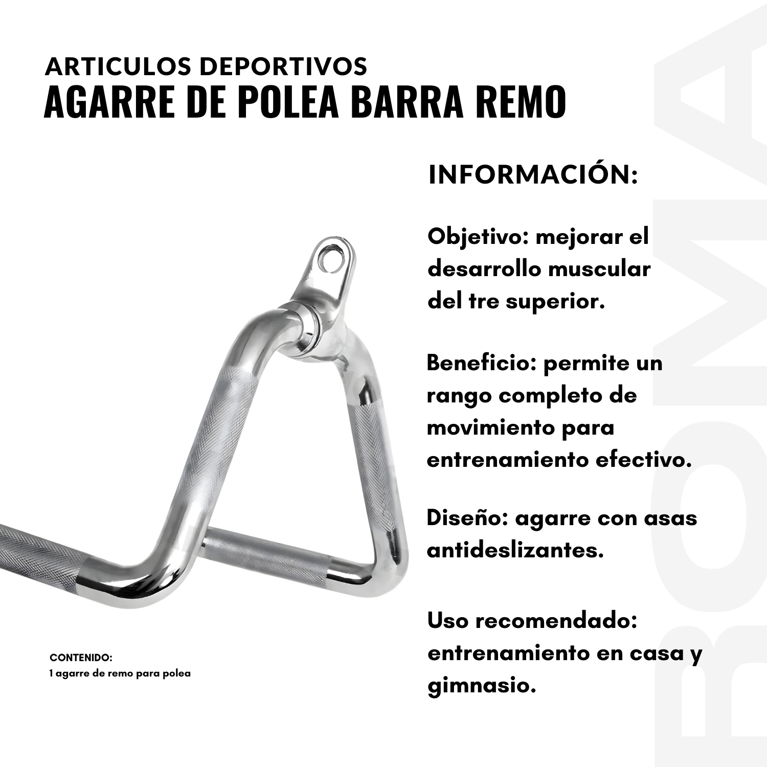 AGARRE DE POLEA PARA REMO - 2