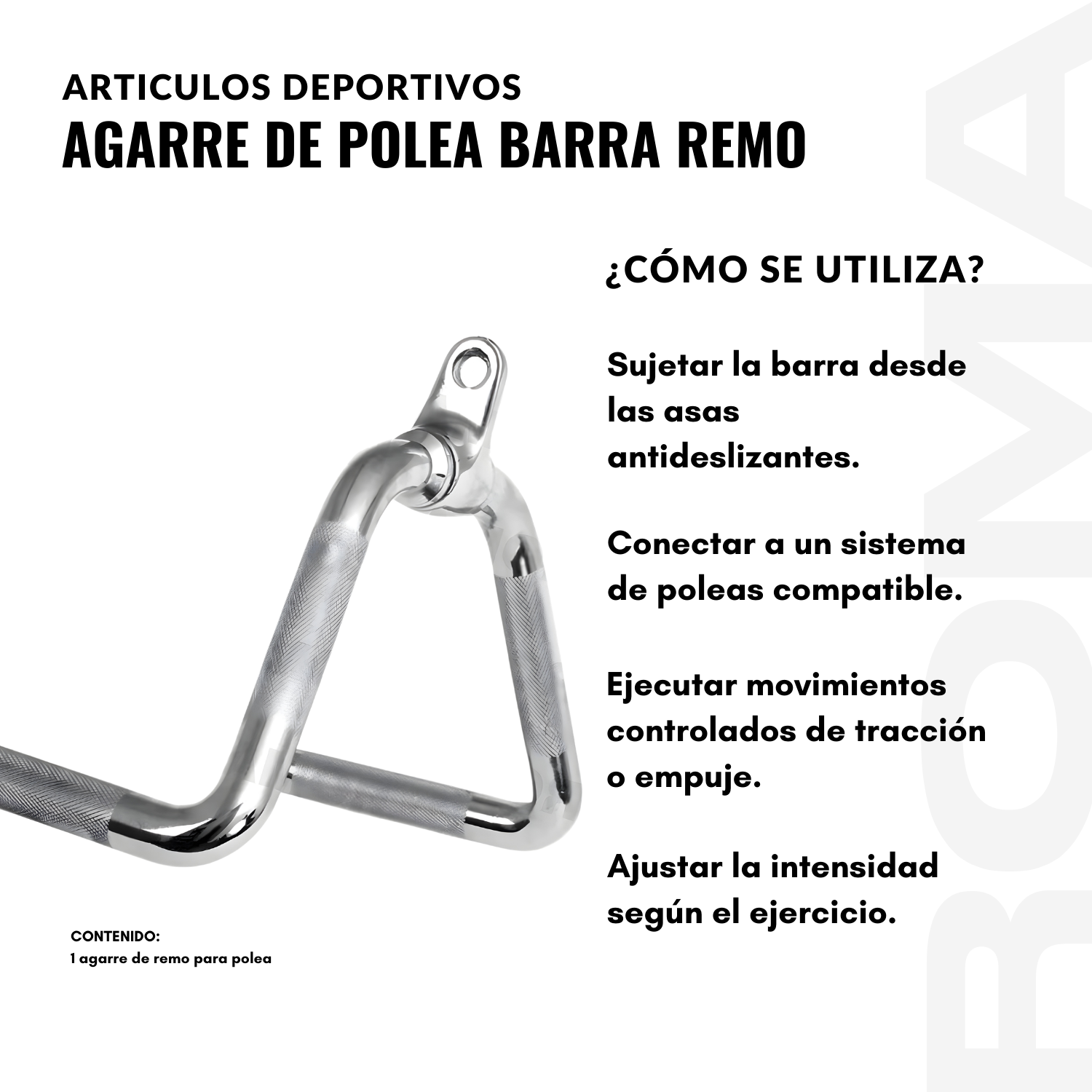AGARRE DE POLEA PARA REMO - 3