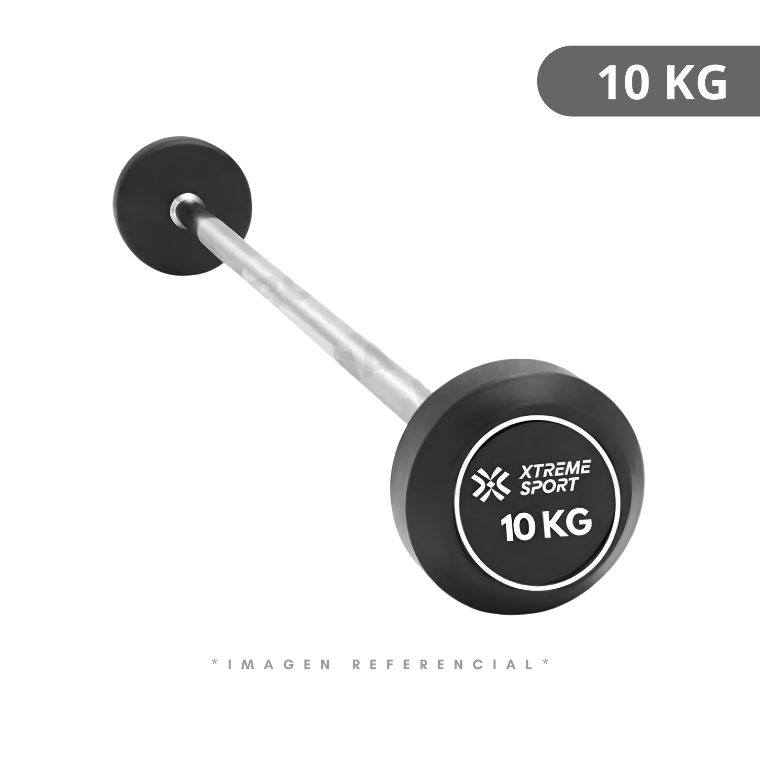 BARRA RECTA CON PESO FIJO DE 10 KG - 1