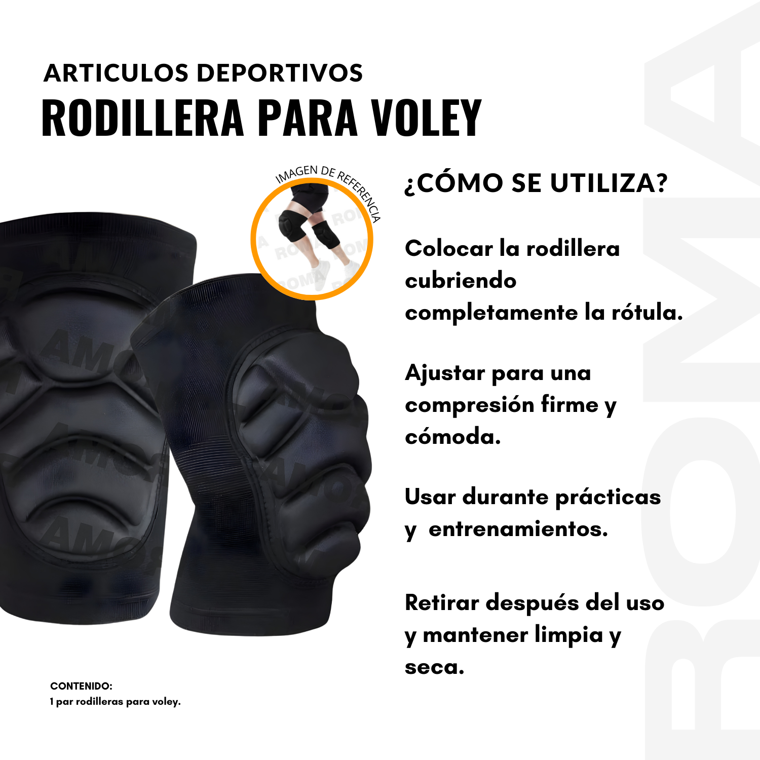 RODILLERA PARA VOLEY - 3