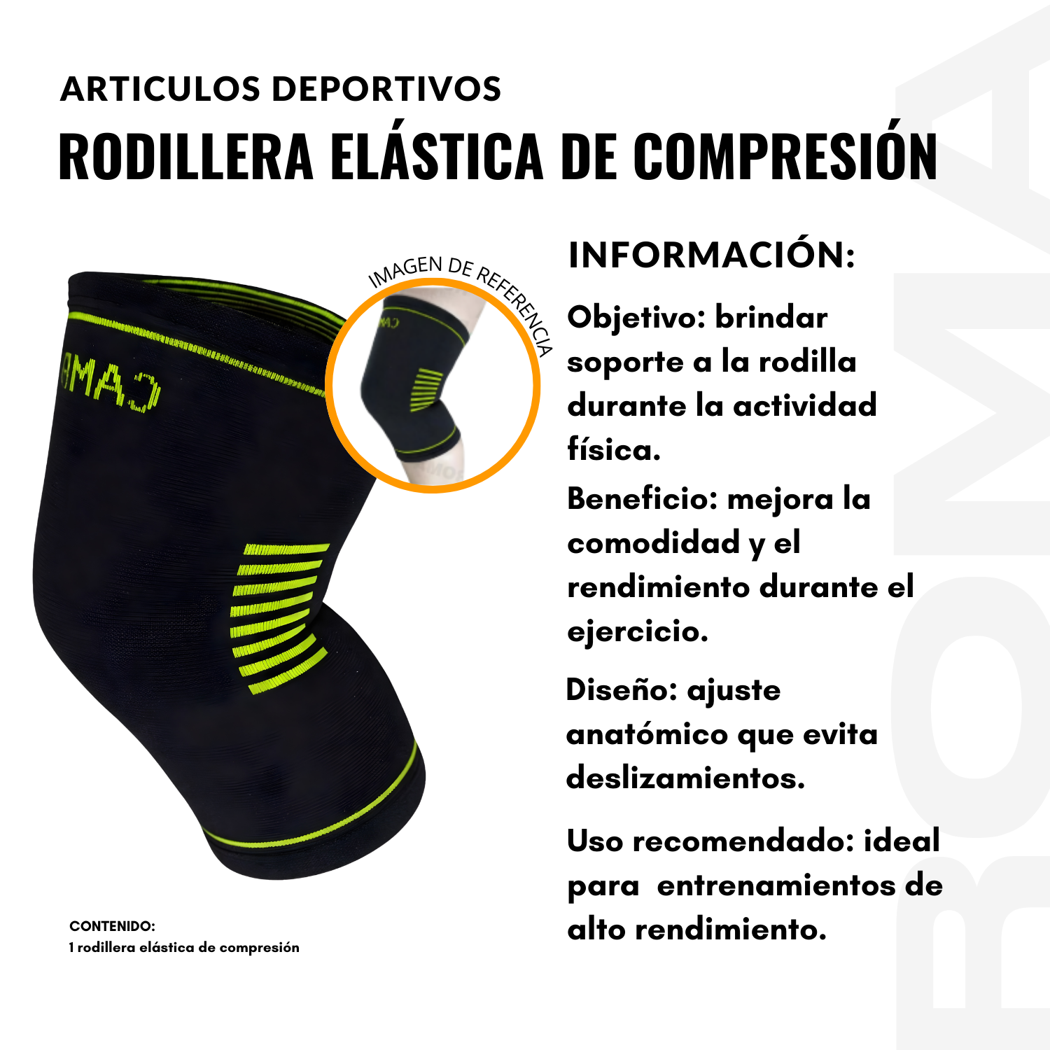 RODILLERA ELÁSTICA DE COMPRESIÓN - 2