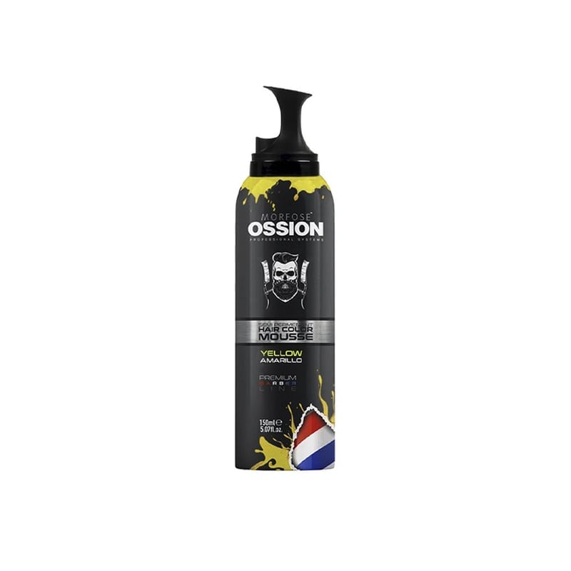 TINTE FANTASÍA SEMIPERMANENTE EN ESPUMA YELLOW 150ML OSSION - 1