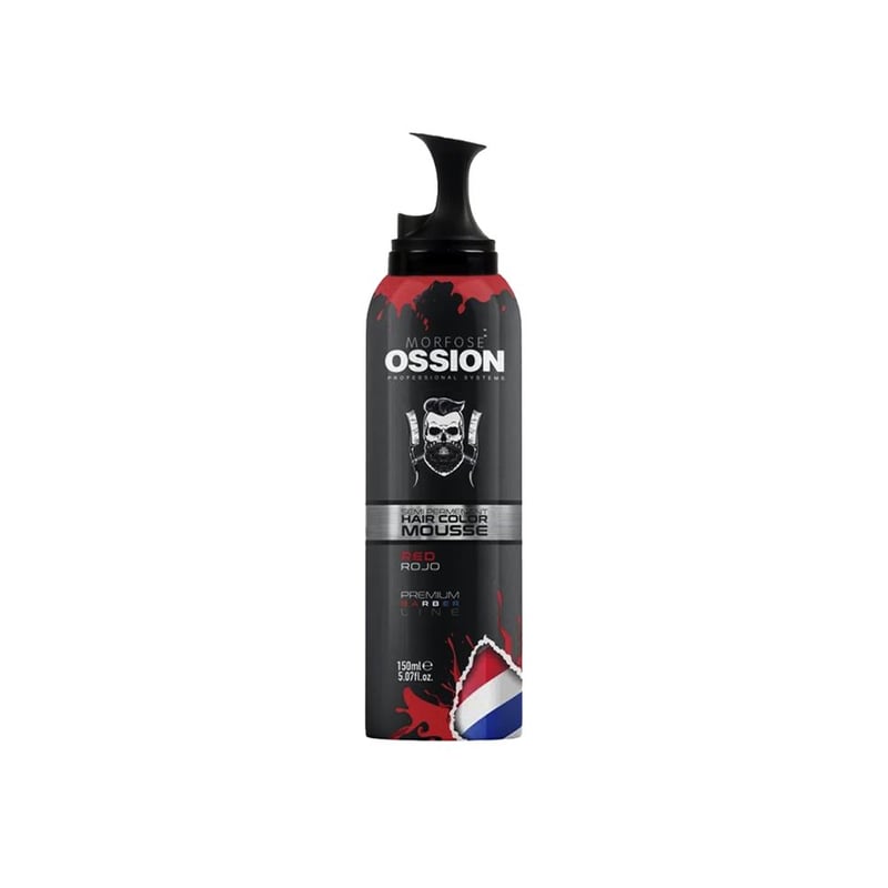 TINTE FANTASÍA SEMIPERMANENTE EN ESPUMA RED 150ML OSSION - 1