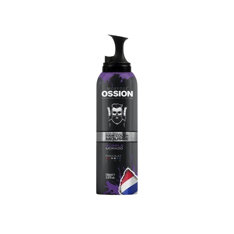 TINTE FANTASÍA SEMIPERMANENTE EN ESPUMA PURPLE 150ML OSSION - 1