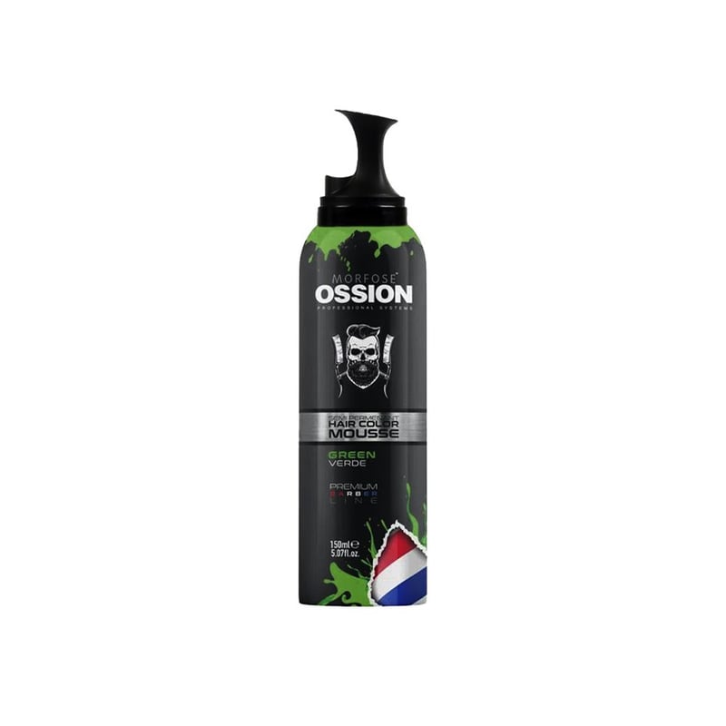TINTE FANTASÍA SEMIPERMANENTE EN ESPUMA GREEN 150ML OSSION - 1