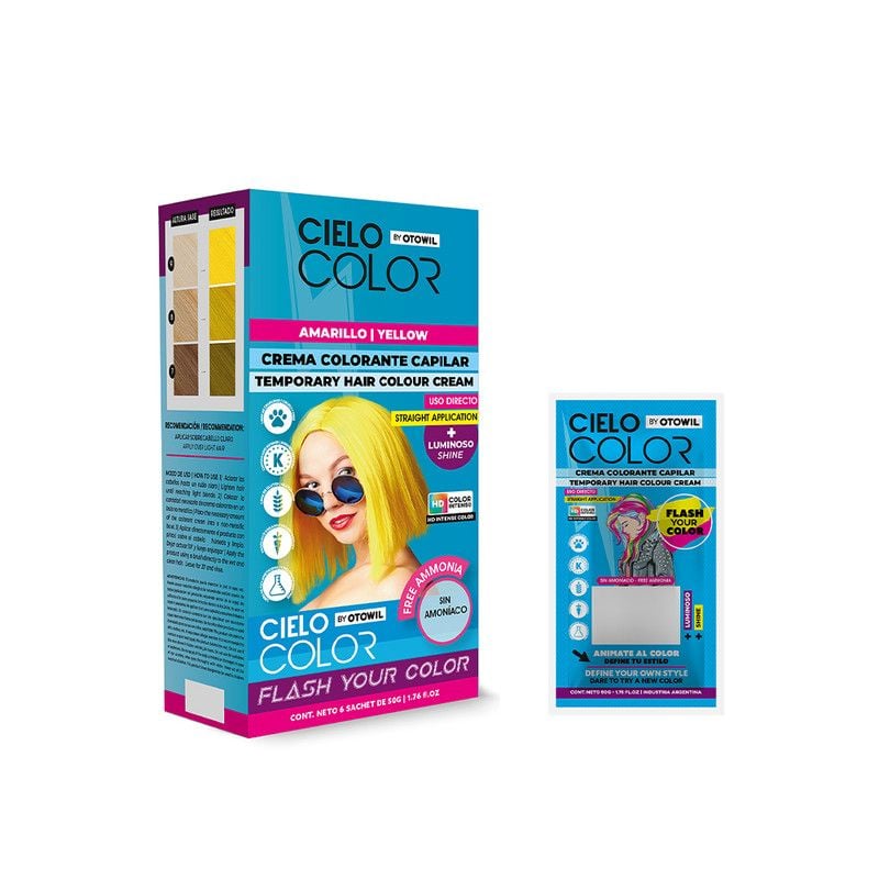 TINTE FANTASÍA CABELLO CIELO COLOR CEREZA 50GR OTOWIL - 1