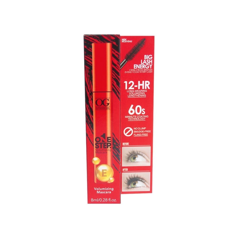 MÁSCARA DE PESTAÑAS VOLUMEN 12H VITAMINA E ONE STEP 8ML OG - 2