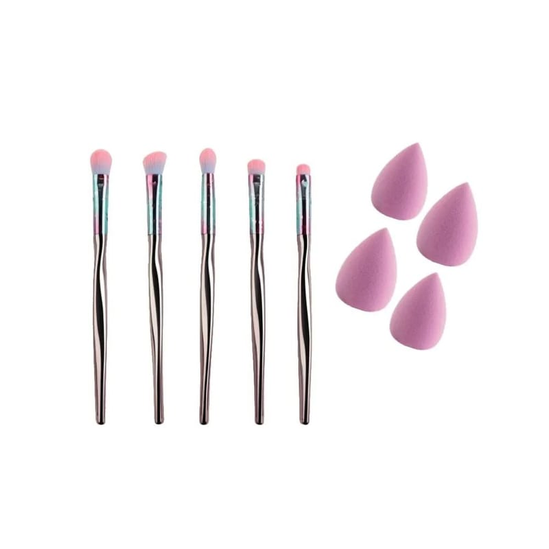 SET DE BROCHAS PROFESIONALE OJOS 5UND + 4 EASY BLENDERS SATINE - 1