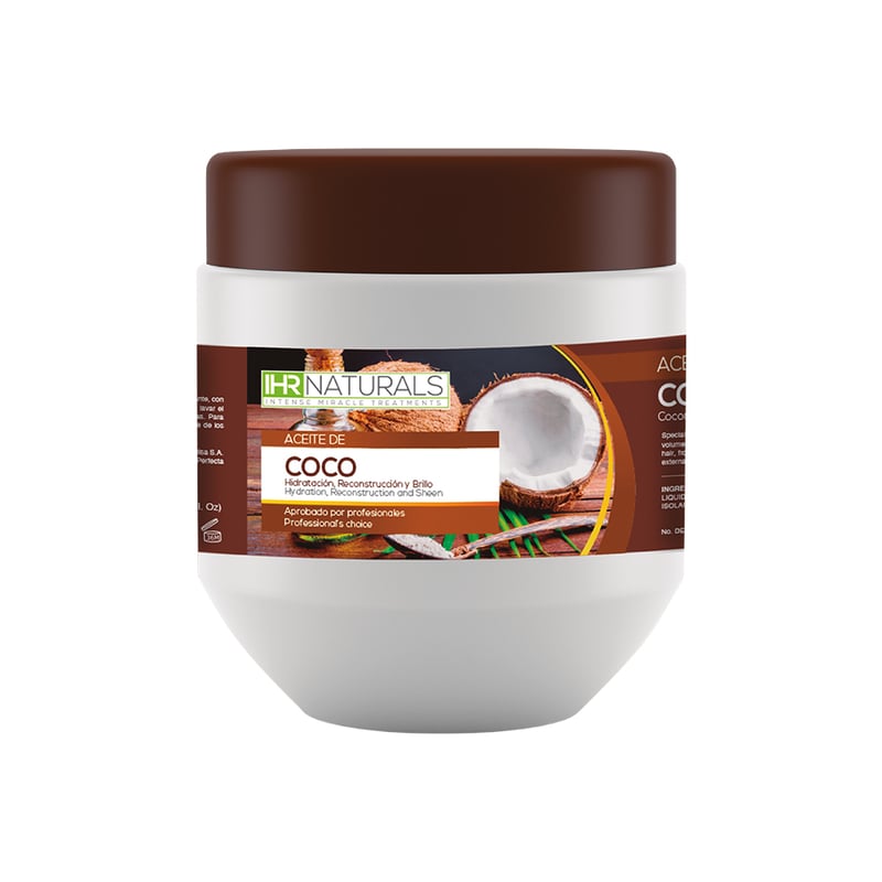 MASCARILLA CAPILAR ACEITE DE COCO  400 ML IHR - 1