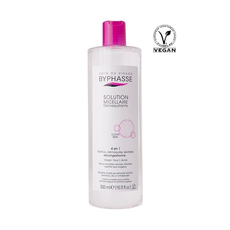AGUA MICELAR DESMAQUILLANTE PIELES SENSIBLES SECAS IRRITABLES 500ML - 1
