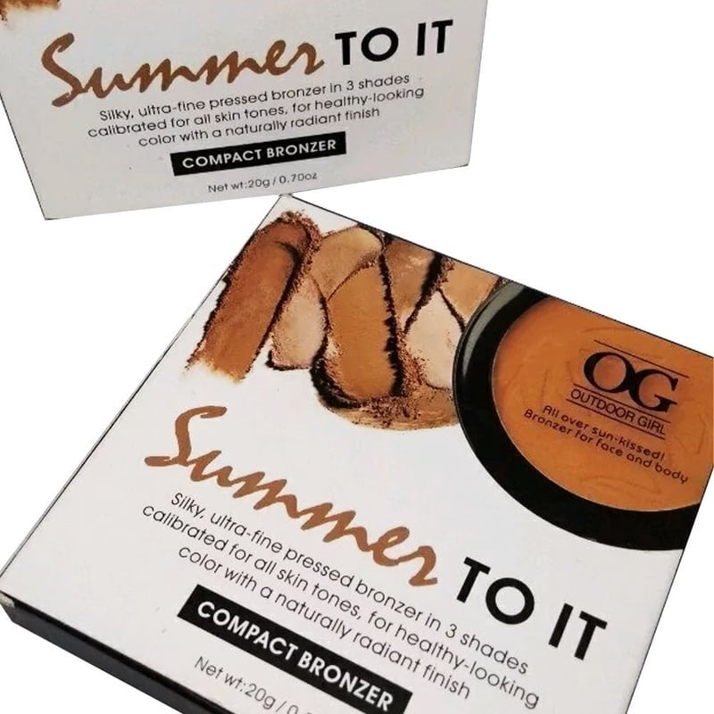 BRONCEADOR COMPACTO MAQUILLAJE PROFESIONAL “SUMMER TO IT 03 GILDED” OG - 1