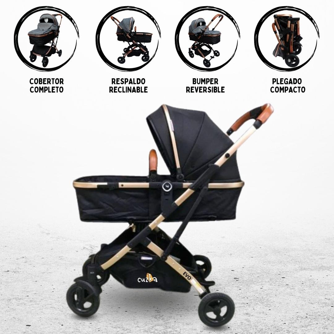COCHE CUNA EVO NEGRO COCHE DEPORTIVO BABY CRAFT BLACK - 1