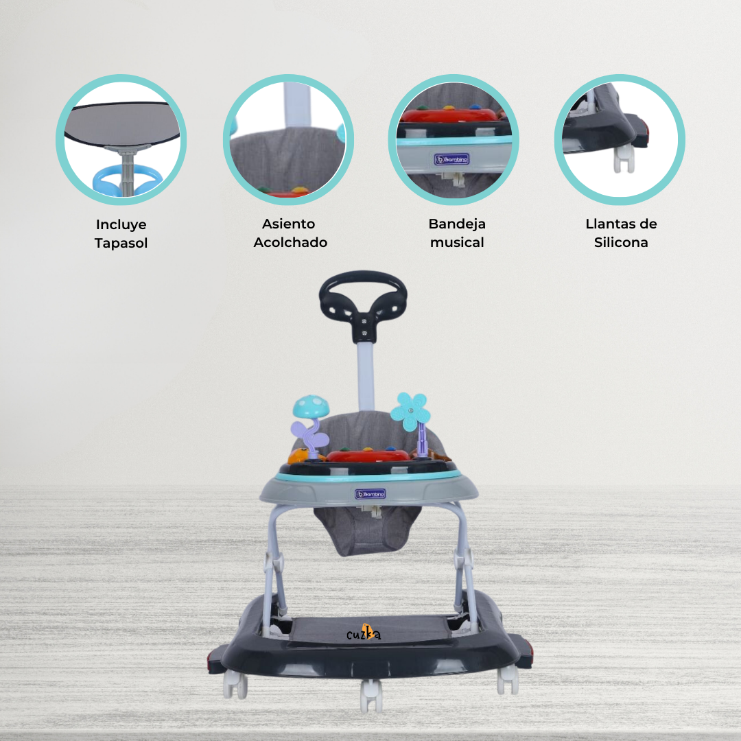 ANDADOR MECEDORA 4 EN 1 «BAMBINO X5» BLUE - 1