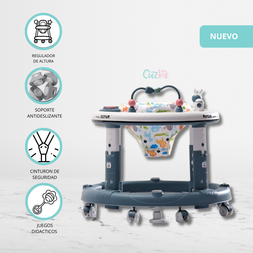 ANDADOR MULTIFUNCIÓN 360°«ROTARY» GREEN - 1